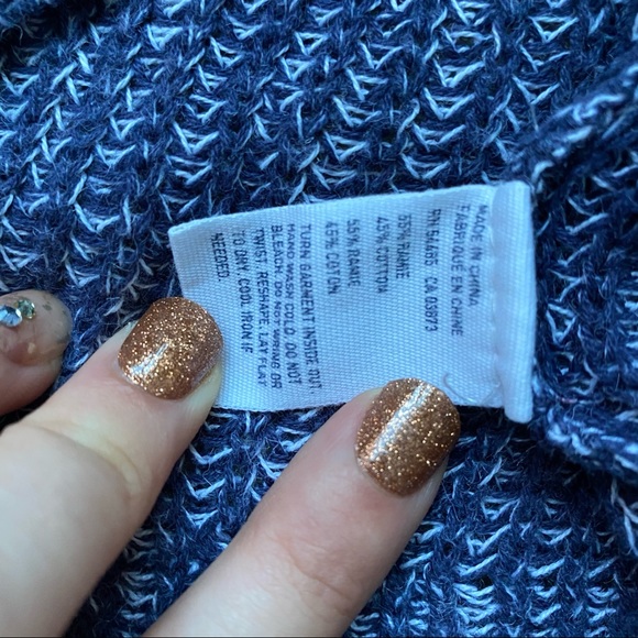 Cozy purple knit sweater blazer - Picture 7 of 8